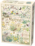 Spring - Country Diary | Edith Holden | Cobble Hill | 1000 Pieces | Jigsaw Puzzle