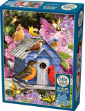 Cobble Hill | Spring Birdhouse - Greg Giordano | 500 Pieces | Jigsaw Puzzle