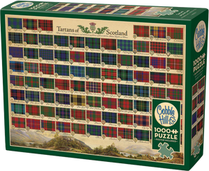 Tartans Of Scotland | Cobble Hill | 1000 Pieces | Jigsaw Puzzle