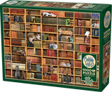 Cobble Hill | The Cat Library | 1000 Pieces | Jigsaw Puzzle