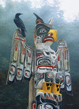 Totem Pole In The Mist - Terry Isaac | Cobble Hill | 1000 Pieces | Jigsaw Puzzle