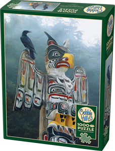 Totem Pole In The Mist - Terry Isaac | Cobble Hill | 1000 Pieces | Jigsaw Puzzle