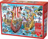 Cobble Hill | Viking Voyage - Doodletown | Dave Whamond | 1000 Pieces | Jigsaw Puzzle