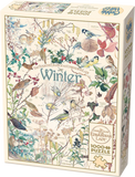 Cobble Hill | Winter - Country Diary | Edith Holden | 1000 Pieces | Jigsaw Puzzle
