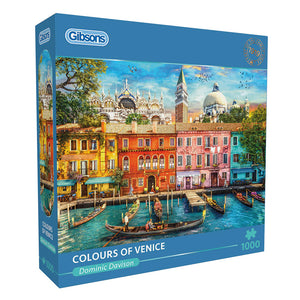 Colours Of Venice - Dominic Davison | Gibsons | 1000 Pieces | Jigsaw Puzzle