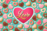 Cookies - Valentines | Micro Puzzles | 150 Pieces | Micro Jigsaw Puzzle