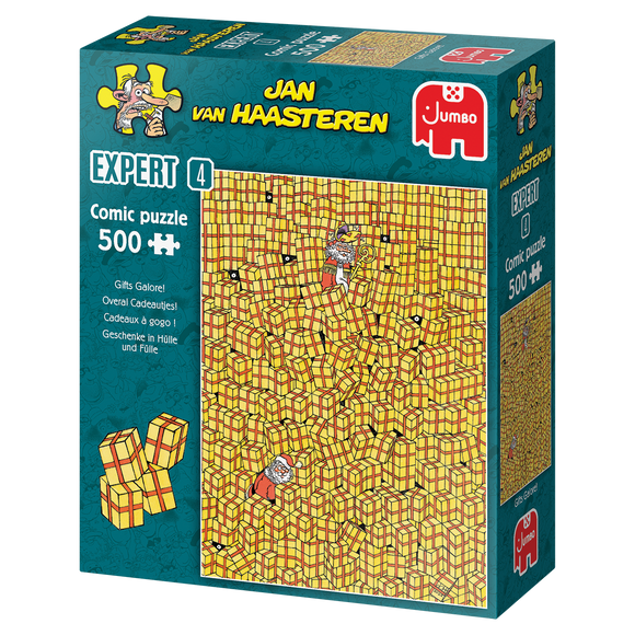 Gifts Galore - Jan van Haasteren | Expert 4 | JUMBO | 500 Pieces | Jigsaw Puzzle