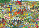 Country Show Chaos - Jokesaws | Andy Tudor | Gibsons | 1000 Pieces | Jigsaw Puzzle