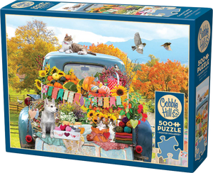 Country Truck In Autumn | Cobble Hill | 500 Pieces | Jigsaw Puzzle