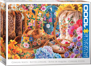 Cowgirl Boots - Lars Stewart | Eurographics | 1000 Pieces | Jigsaw Puzzle