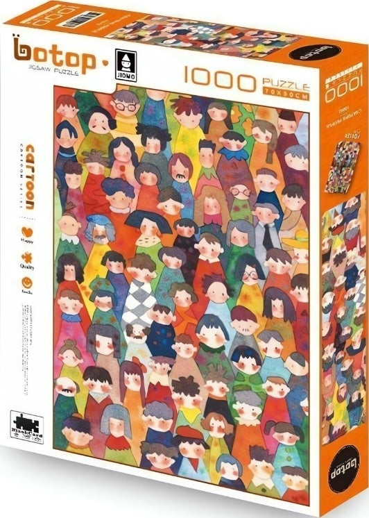 Crayon People | Botop | 1000 Pieces | Jigsaw Puzzle