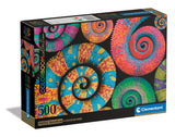 Curly Tails | Colourbloom Collection | Clementoni | 500 Pieces | Jigsaw Puzzle