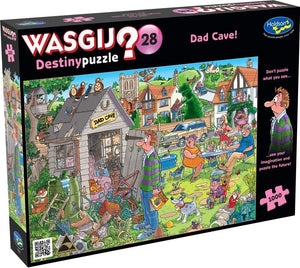 Dad Cave! - Mystery No.28 | Wasgij? | Holdson | 1000 Pieces | Jigsaw Puzzle