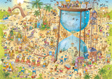 Desert Habitat - Funky Zoo | Marino Degano | Heye | 1000 Pieces | Jigsaw Puzzle