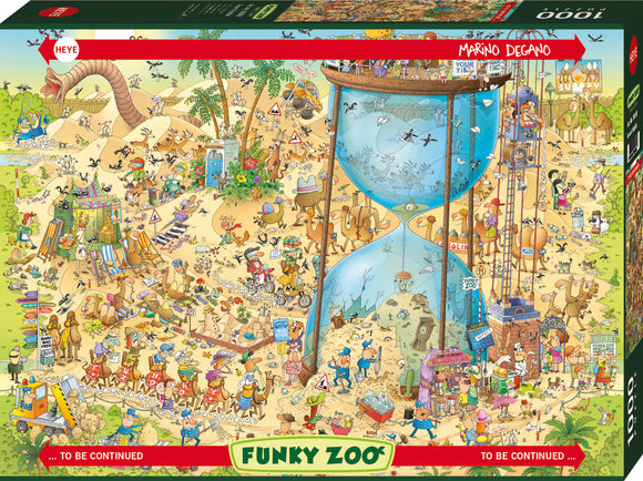 Desert Habitat - Funky Zoo | Marino Degano | Heye | 1000 Pieces | Jigsaw Puzzle