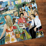 Dining At Tenby - Fiona Osbaldstone | Gibsons | 1000 Pieces | Jigsaw Puzzle