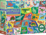 Dinosaur Alphabet - Sarah Walsh | Eeboo | 20 XL Pieces | Jigsaw Puzzle