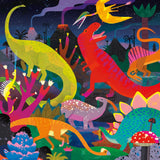 Dinosaurs Illuminated - Glow In The Dark | Mudpuppy | 500 Pieces | Jigsaw Puzzle