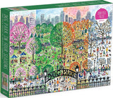 Dog Park In Four Seasons - Michael Storrings | Galison | 1000 Pieces | Jigsaw Puzzle