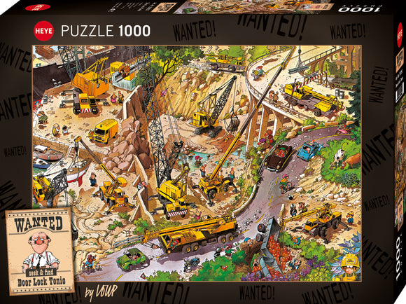 Door Lock Tonio - Wanted | Jean-Jacques Loup | Heye | 1000 Pieces | Jigsaw Puzzle