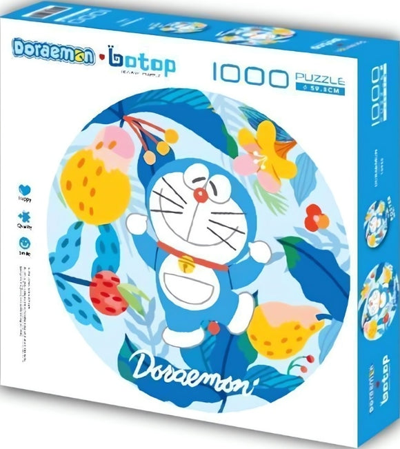 Merry Haven - Doraemon | Botop | 1000 Pieces | Circular Jigsaw Puzzle