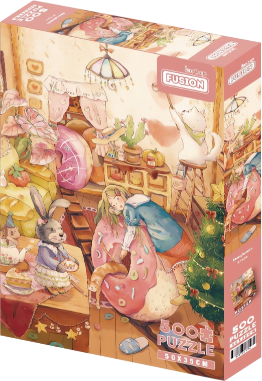 Doughnuts | Botop Fusion | 500 Pieces | Jigsaw Puzzle