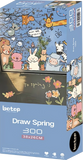 Draw Spring | Blackcard | Botop | 300 Pieces | Jigsaw Puzzle