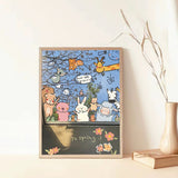 Draw Spring | Blackcard | Botop | 300 Pieces | Jigsaw Puzzle