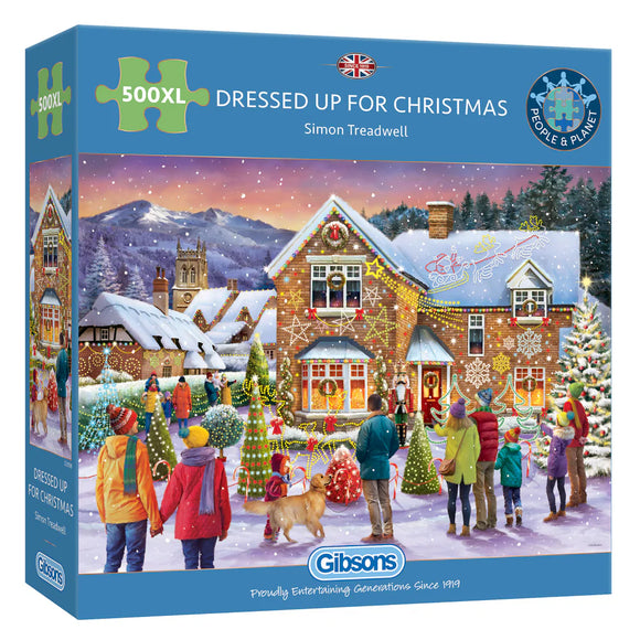 Dressed Up For Christmas - Simon Treadwell | Gibsons | 500 XL Pieces | Jigsaw Puzzle