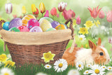 Easter Spring Flowers Basket | Micro Puzzles | 150 Pieces | Micro Jigsaw Puzzle