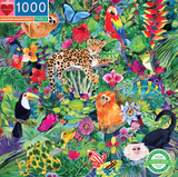 Eeboo | Amazon Rainforest - Jennifer Orkin Lewis | 1000 Pieces | Jigsaw Puzzle