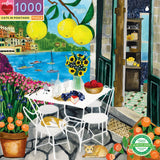 Cats In Positano - Anisa Makhoul | Eeboo | 1000 Pieces | Jigsaw Puzzle