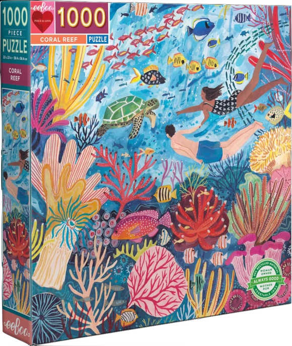 Coral Reef - Miranda Sofroniou | Eeboo | 1000 Pieces | Jigsaw Puzzle