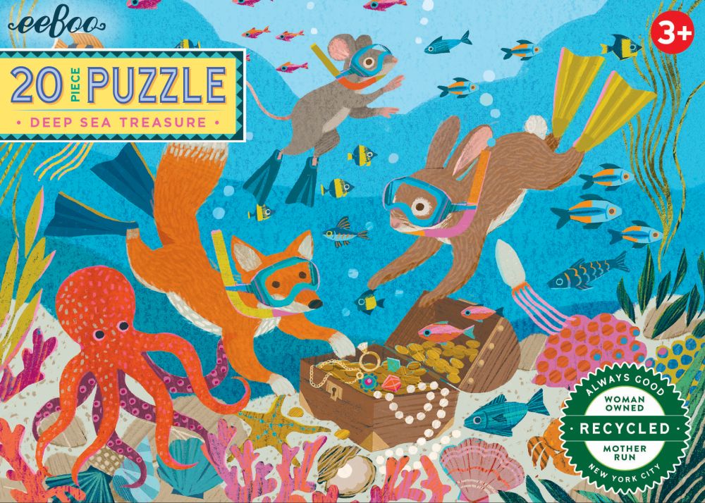 Deep Sea Treasure - Victoria Ball | Eeboo | 20 XL Pieces | Jigsaw Puzz ...