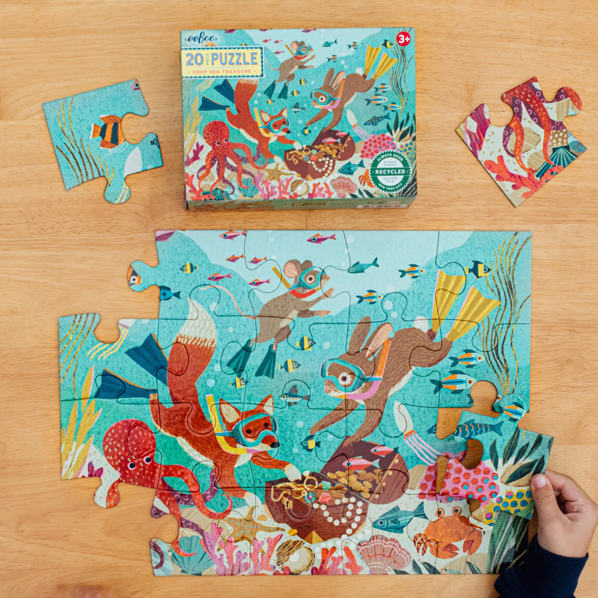 Deep Sea Treasure - Victoria Ball | Eeboo | 20 XL Pieces | Jigsaw Puzz ...