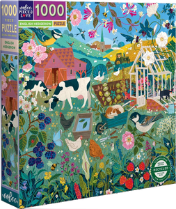 English Hedgerow - Victoria Ball | Eeboo | 1000 Pieces | Jigsaw Puzzle