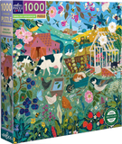 English Hedgerow - Victoria Ball | Eeboo | 1000 Pieces | Jigsaw Puzzle
