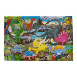 Land Of Dinosaurs | Eeboo | 100 Pieces | Jigsaw Puzzle