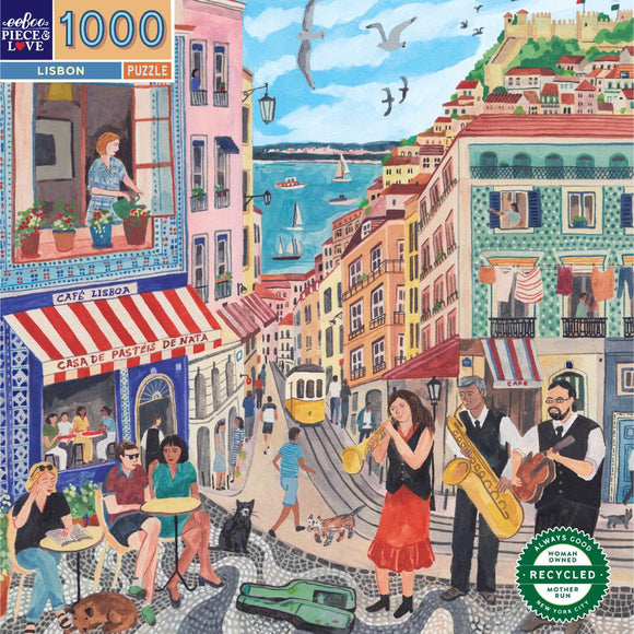Eeboo | Lisbon - Miranda Sofroniou | 1000 Pieces | Jigsaw Puzzle