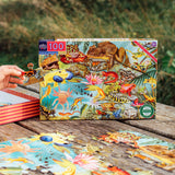 Eeboo | Love of Amphibians - Uta Krogmann | 100 Pieces | Jigsaw Puzzle