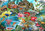 Love of Amphibians - Uta Krogmann | Eeboo | 100 Pieces | Jigsaw Puzzle