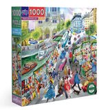 Eeboo | Paris Bookseller - Victoria Krylov | 1000 Pieces | Jigsaw Puzzle