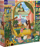 Reading & Relaxing - Ashikin Hussin | Eeboo | 1000 Pieces | Jigsaw Puzzle