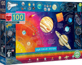 Solar System - Kelsey Oseid | Eeboo | 100 Pieces | Jigsaw Puzzle