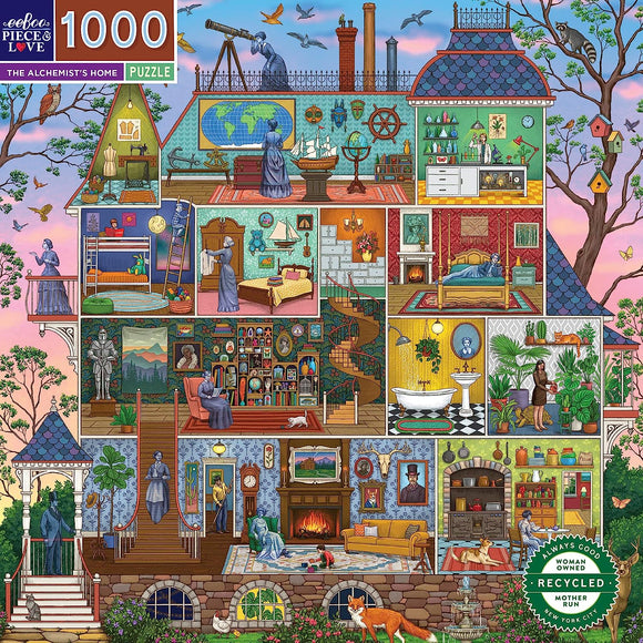 Eeboo | The Alchemist's Home - Vasilisa Romanenko | 1000 Pieces | Jigsaw Puzzle