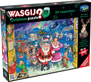 Elf Inspection! - Christmas No.17 | Wasgij? | Holdson | 1000 Pieces | Jigsaw Puzzle