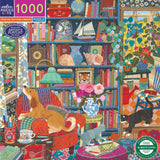 English Cottage Library - Victoria Ball | Eeboo | 1000 Pieces | Jigsaw Puzzle