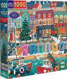 English Seaside Christmas - Victoria Ball | Eeboo | 1000 Pieces | Jigsaw Puzzle