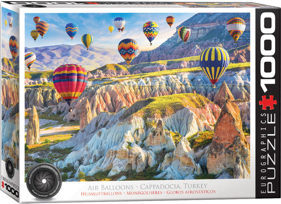 Eurographics | Air Balloons - Turkey, Cappadocia | HDR Photography | 1000 Pieces | Jigsaw Puzzle