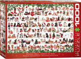 Holiday Dogs - Christmas | Eurographics | 1000 Pieces | Jigsaw Puzzle